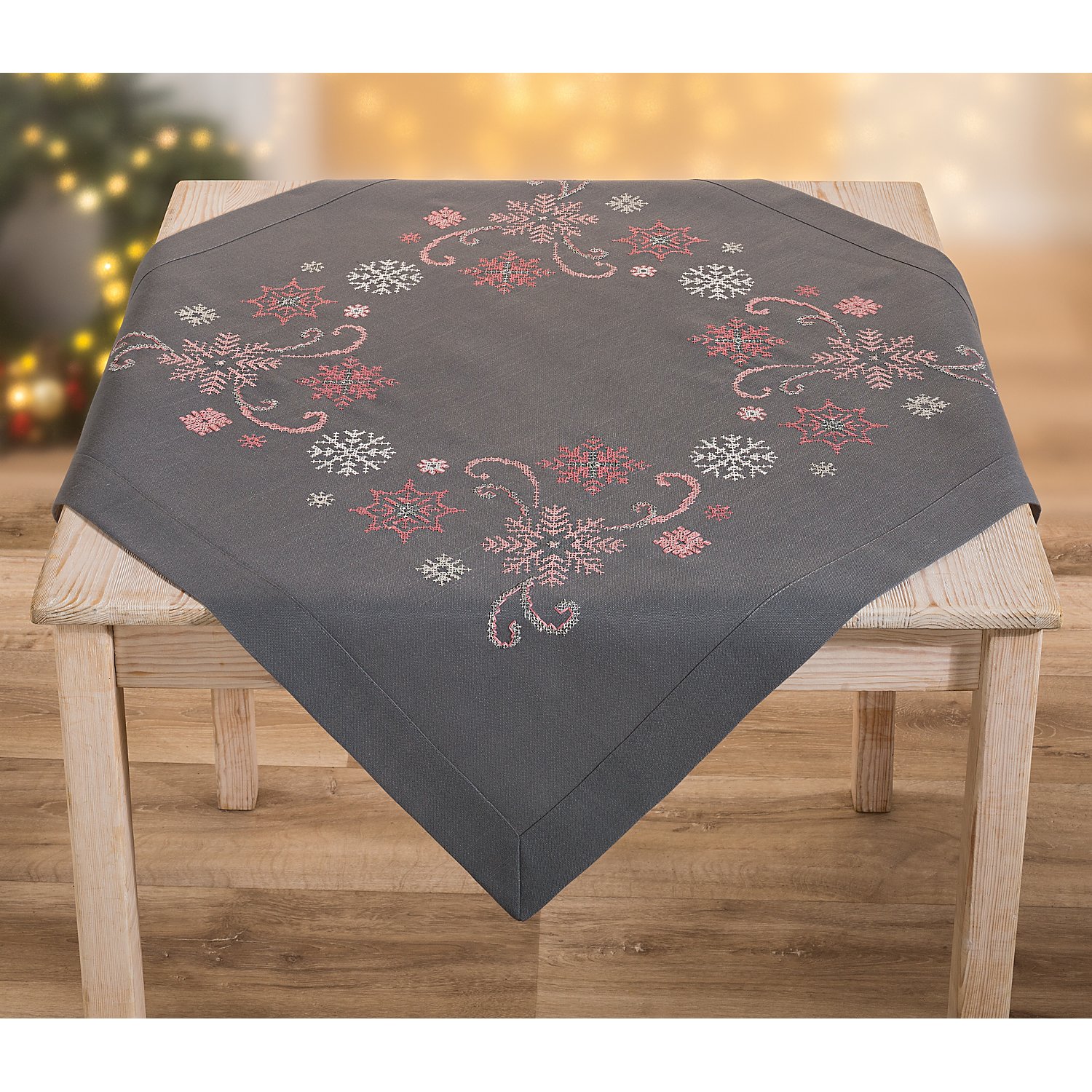Stickmitteldecke 