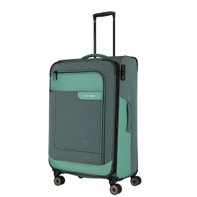 Travelite VIIA Trolley 4 Rollen L - Eukalyptus