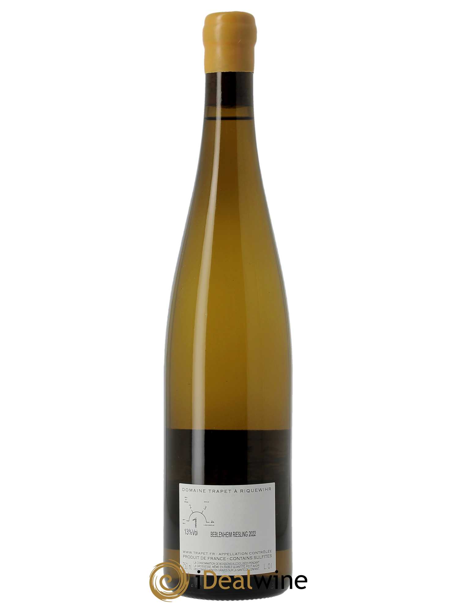 Riesling Beblenheim Domaine Trapet  2022 - Lot de 1 Bouteille