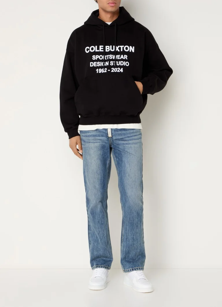 Hanorac cu imprimeu cu logo Cole Buxton
