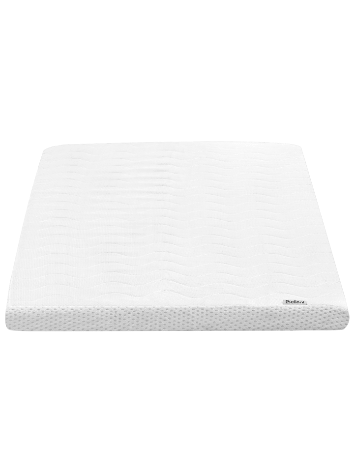 Beliani Topper FROSTY in Weiß - (W) 90 x (H) 6 x (L) 200 cm günstig kaufen onesize