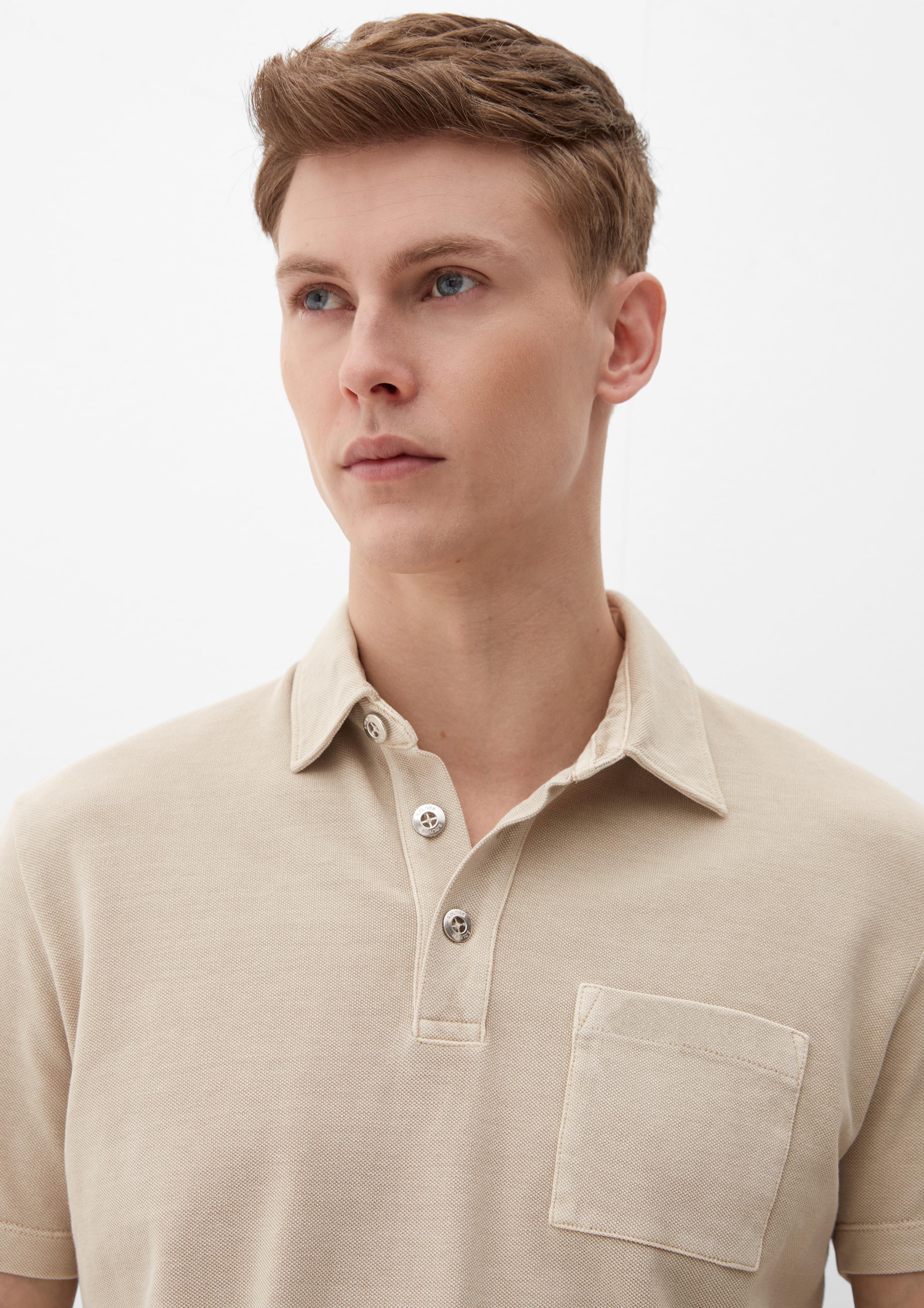 Poloshirt aus Baumwoll-Piqué  2131476-8138