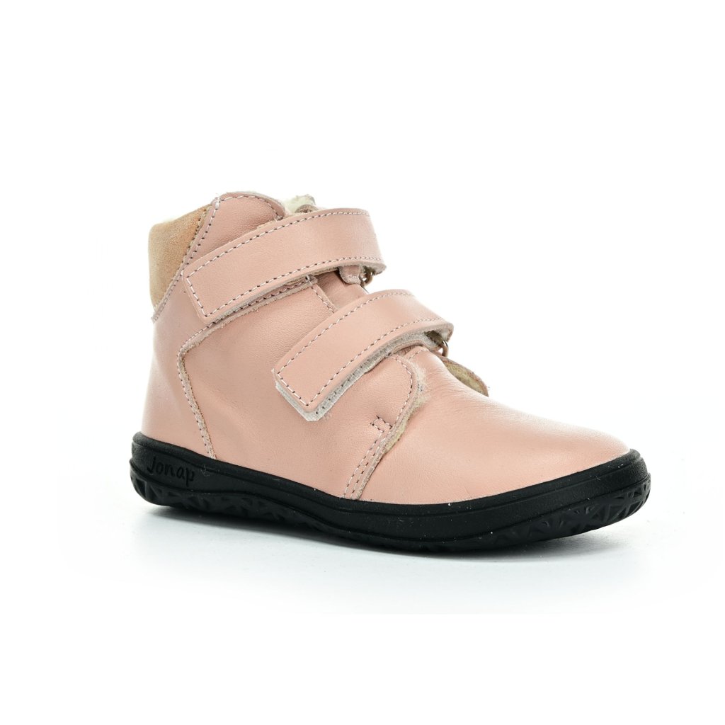 Jonap B4 MV hautfarbene mit Wolle gefütterte Winter-Barfußschuhe