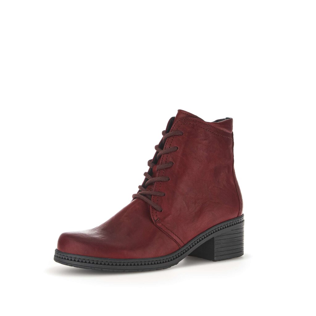 Gabor fashion Schnürstiefelette rot