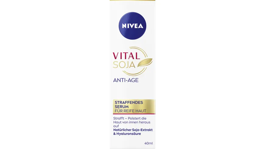 NIVEA VITAL Soja Anti-Age Straffendes Serum für Reife Haut 40 ml