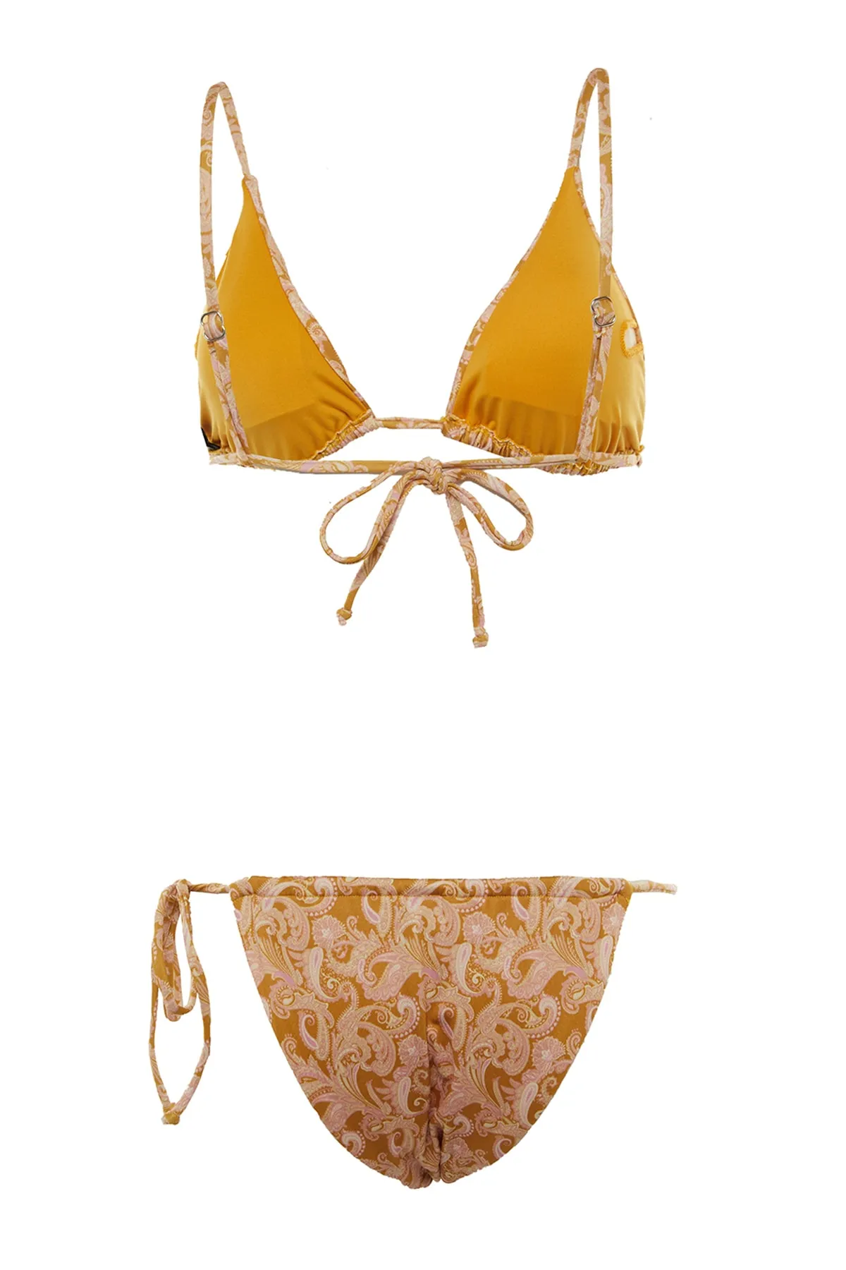 Trendyol Collection  Bikini-Set mit Schalkragen und Tunnelzug TBESS22BT0046