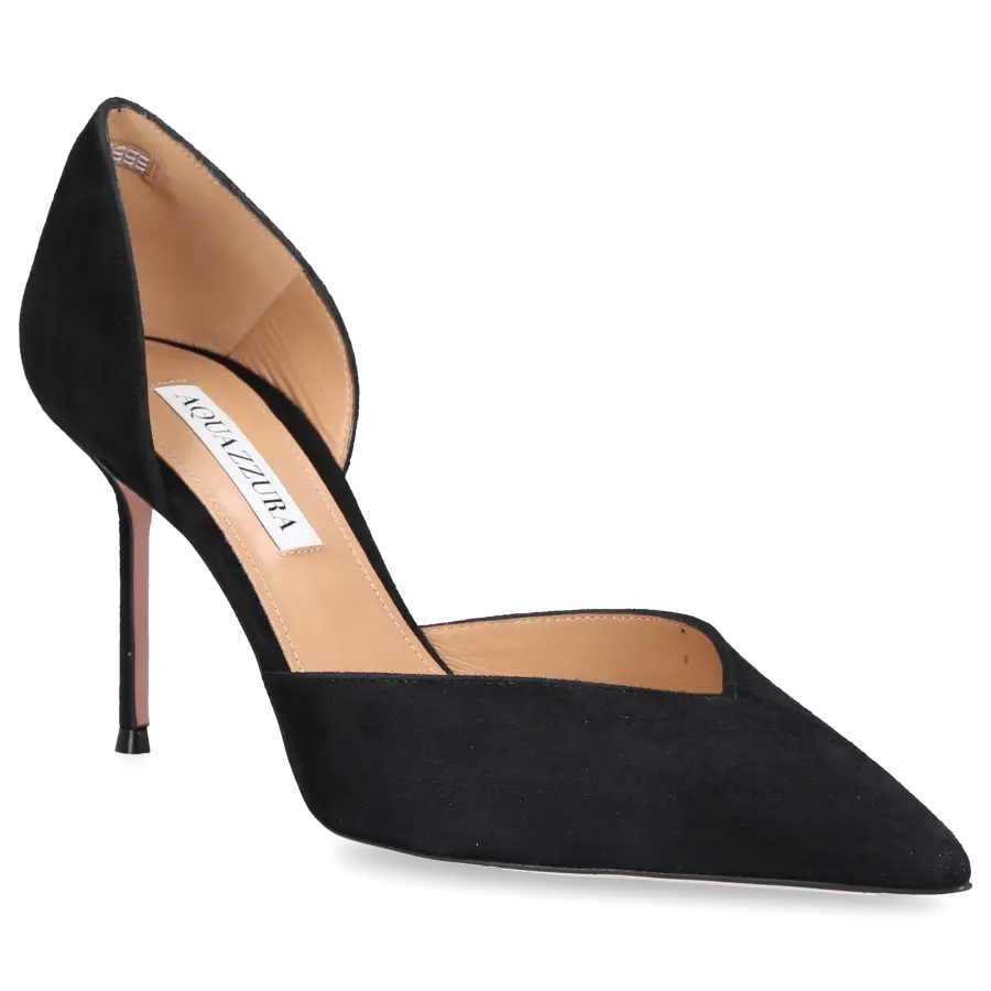 Aquazzura - Pumps UPTOWN 105 Veloursleder - schwarz