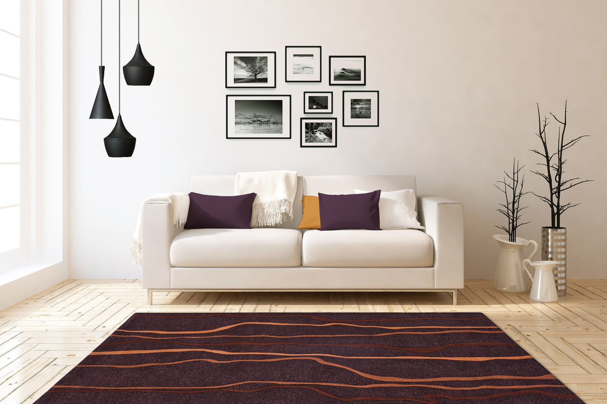 Arte Espina Teppich Spirit 5032 Taupe / Orange