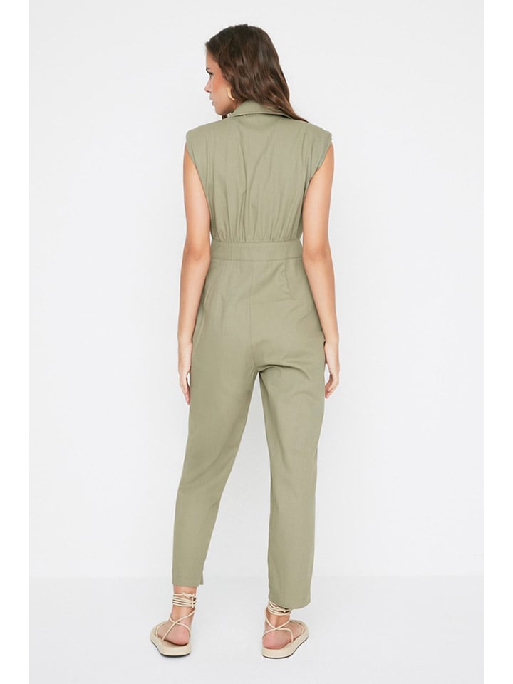 trendyol Jumpsuit in Khaki günstig kaufen