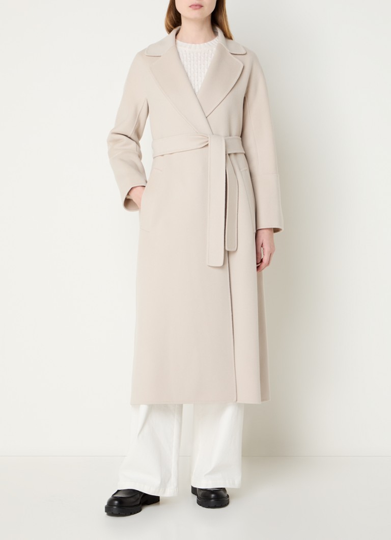 MaxMara Elisa -villatakki, jossa solmittava vyö