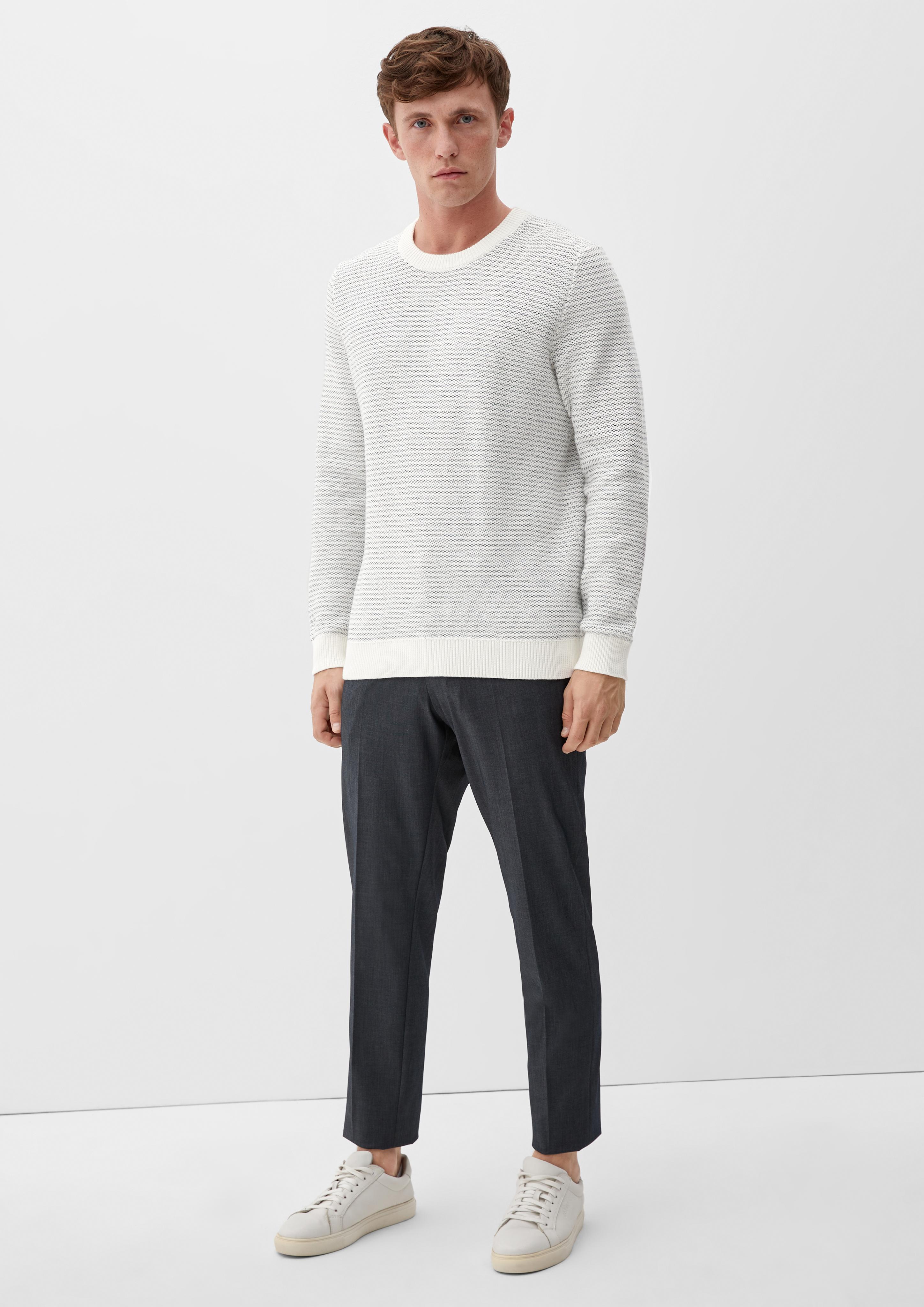 Pullover mit Strickmuster  2118059-02X0