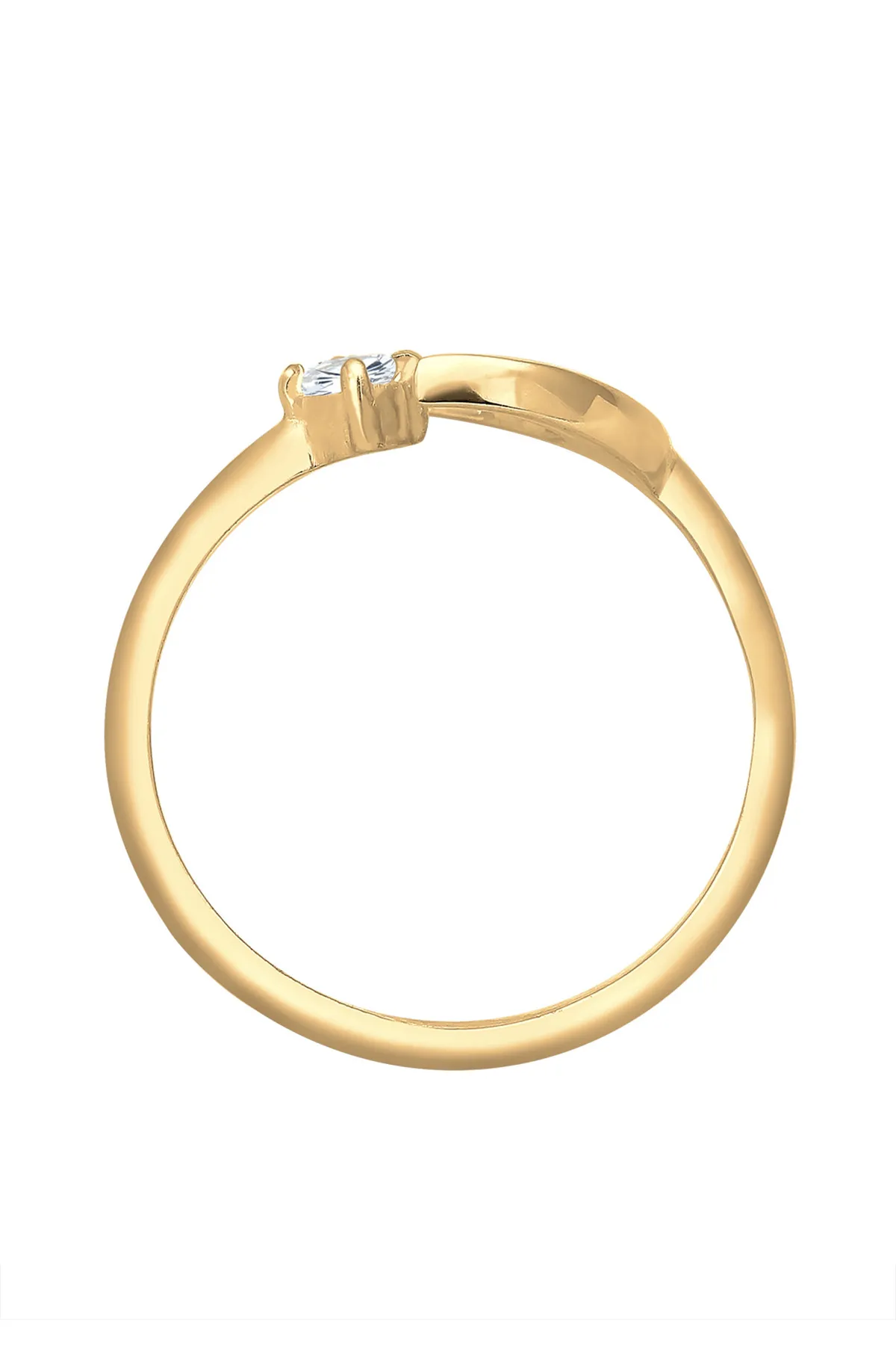 ELLI  Ring - Goldfarben - Zirkon