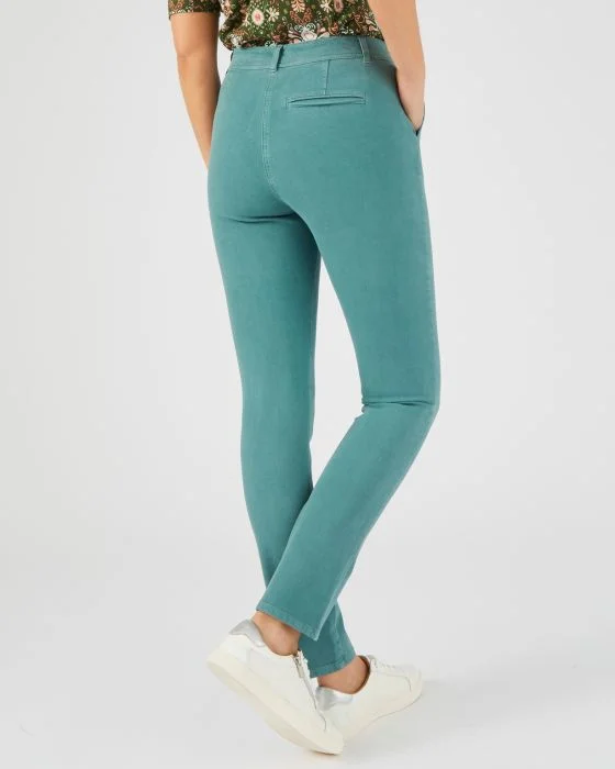 Pantalon bi-stretch effet ventre plat