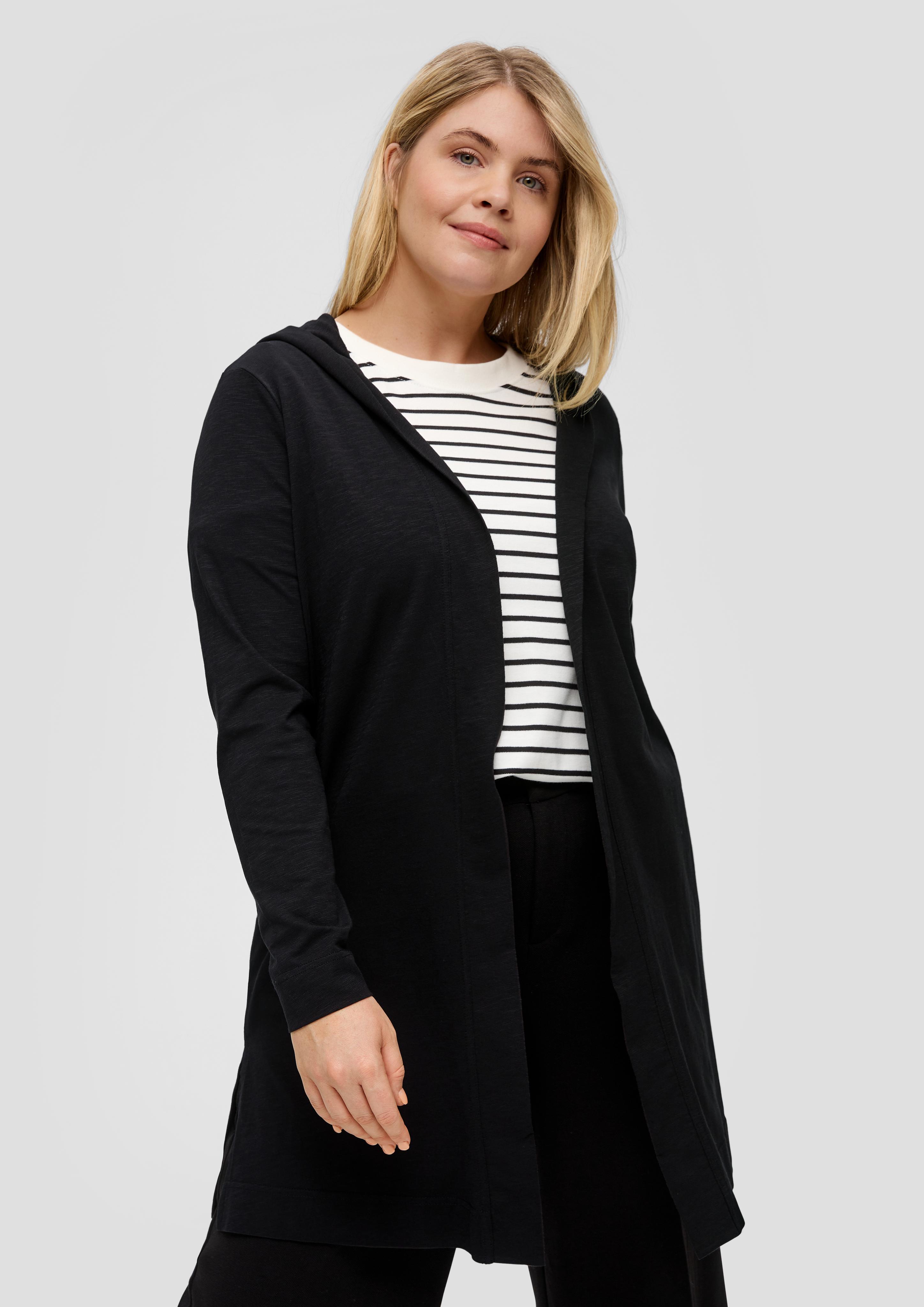 Strickjacke mit Flammgarnstruktur  2149237-9999