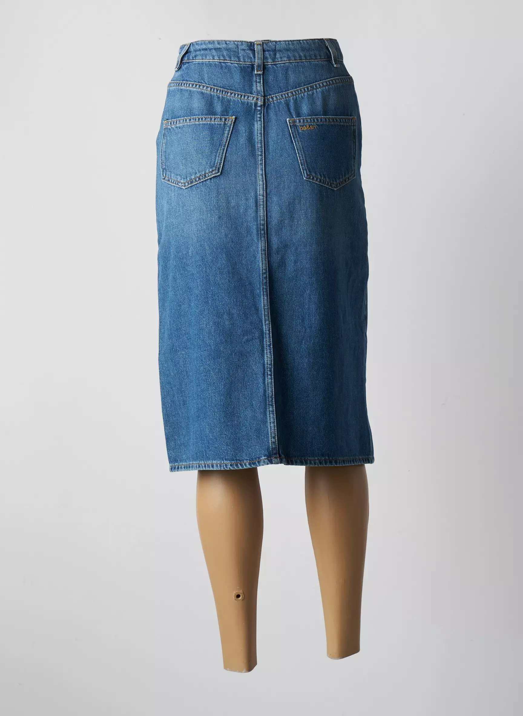 Ba Sh Jupes Mi Longues Femme couleur bleu