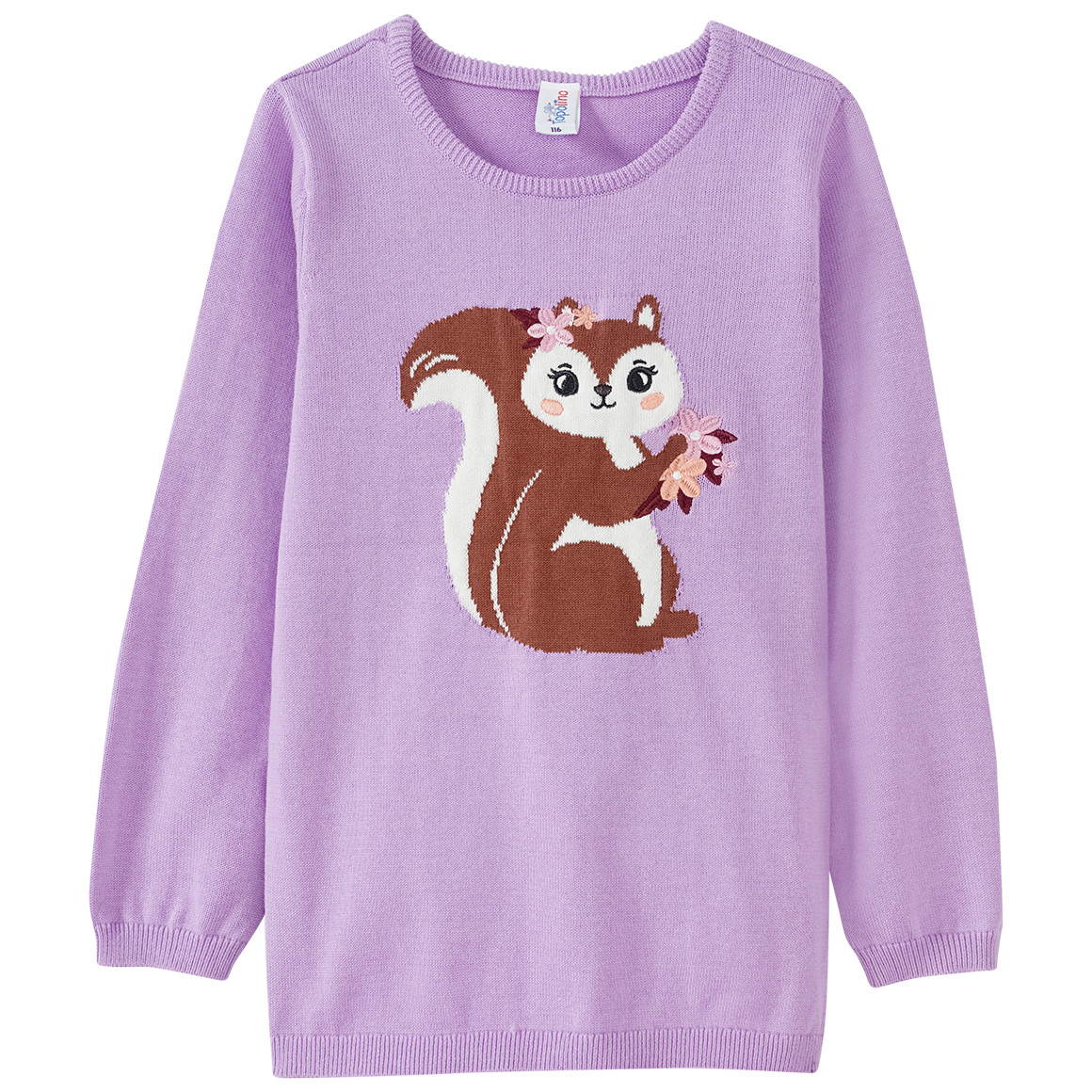 Mädchen Pullover mit Eichhörnchen