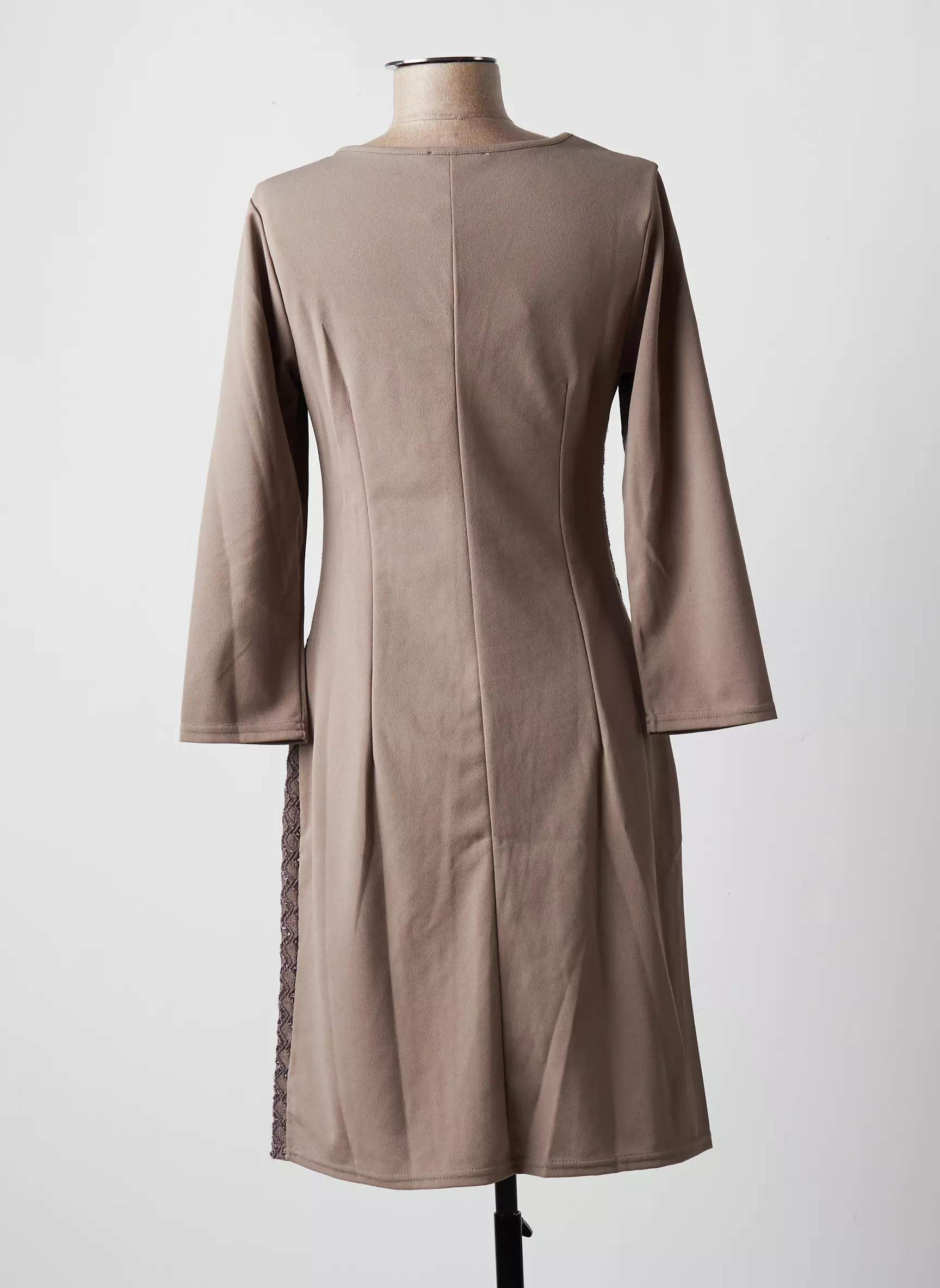 Multiples Robes Mi Longues Femme couleur gris