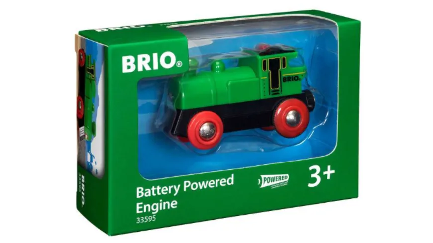 BRIO Bahn - Speedy Green Batterielok