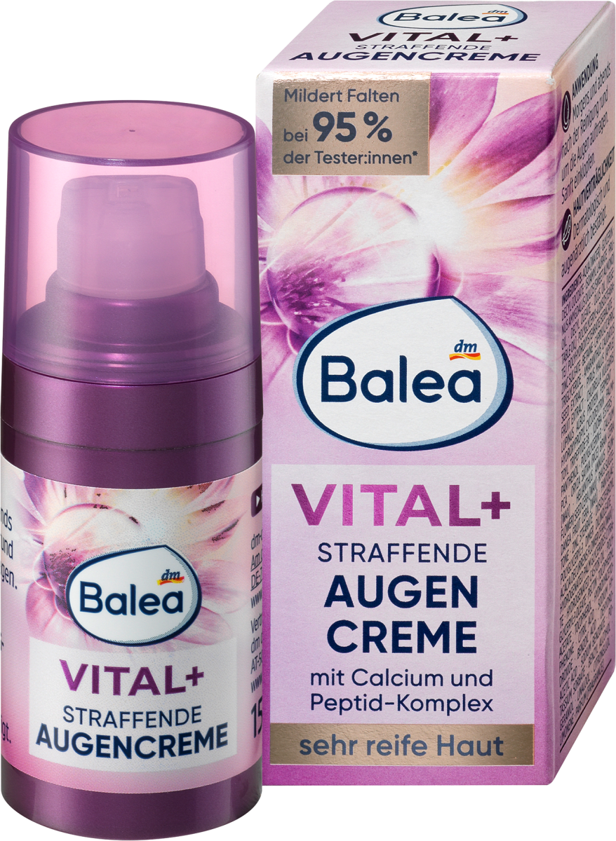 Augencreme Vital+ straffend, 15 ml