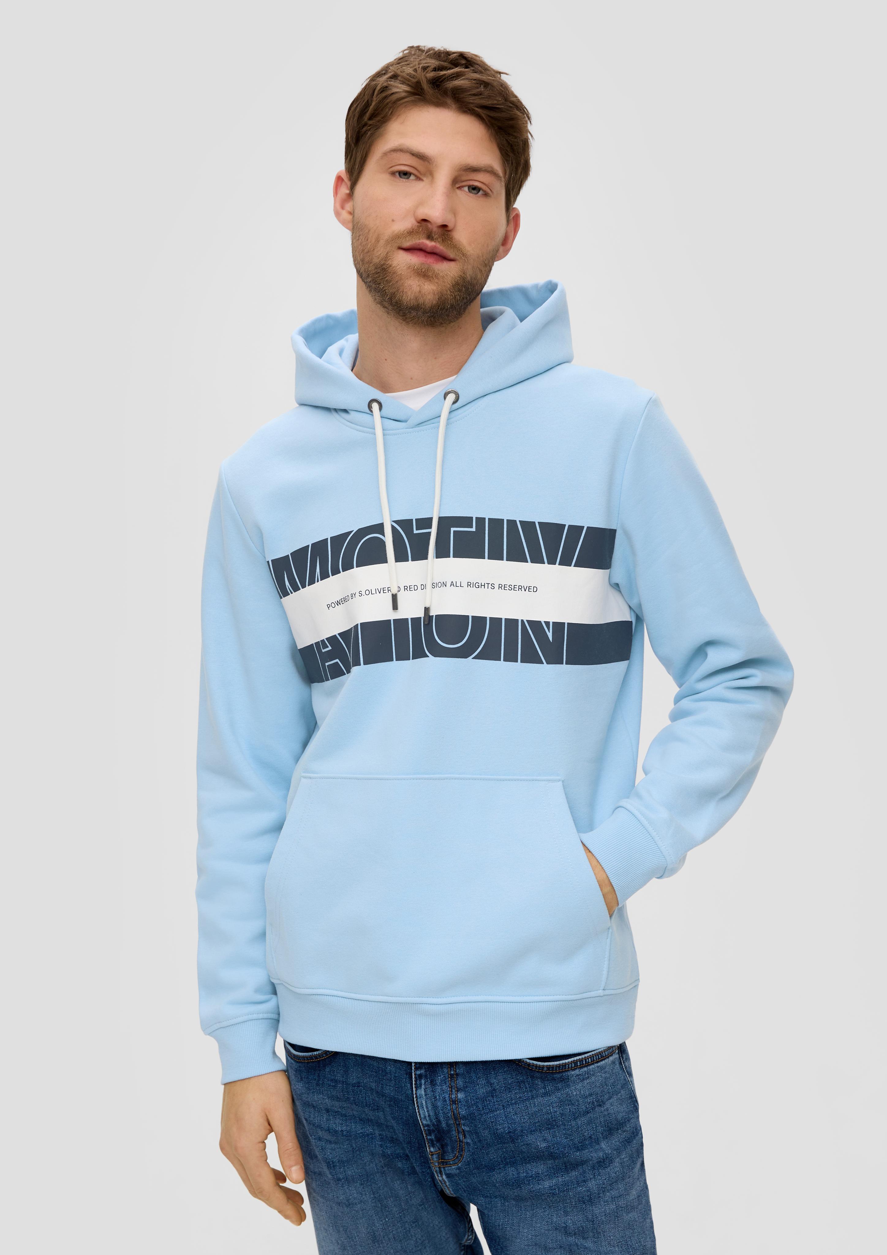 Kapuzenpullover mit Labelprint  2141490-50F1