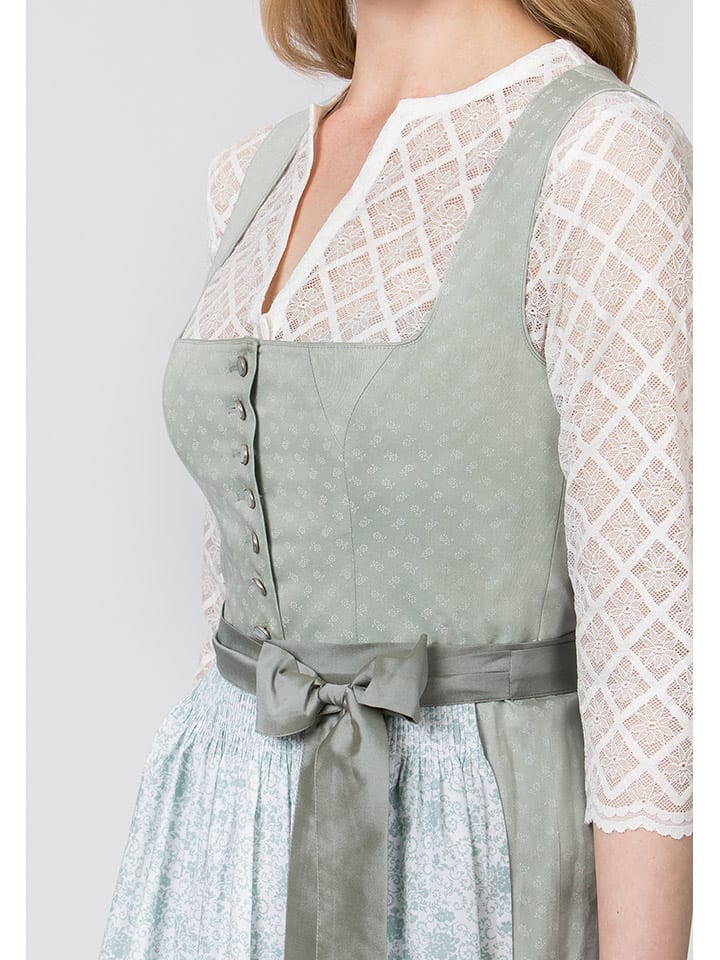 Stockerpoint Dirndl ''Megan'' in Hellgrün/ Hellblau günstig kaufen