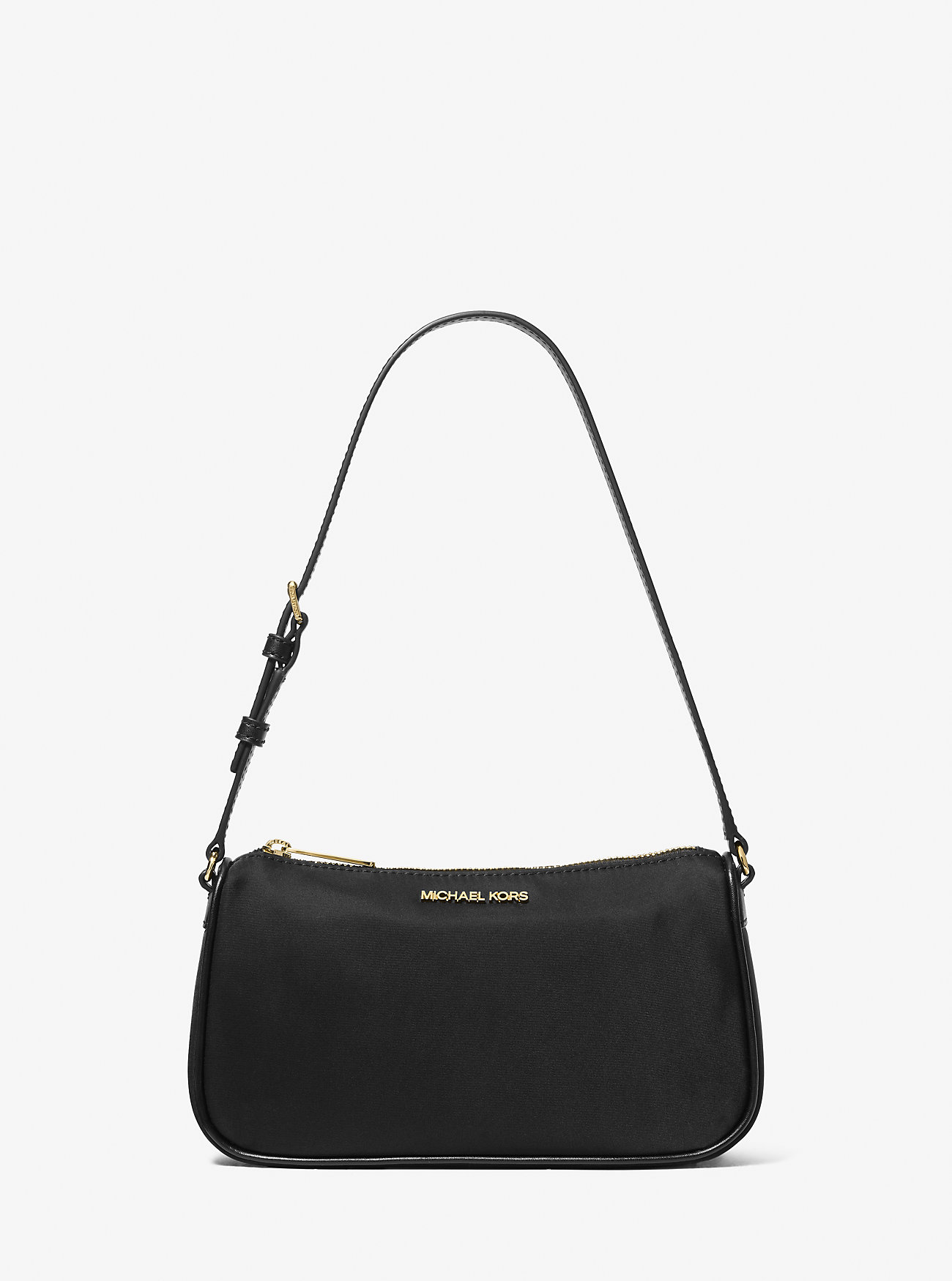 Jet Set Medium Nylon Pochette - BLACK