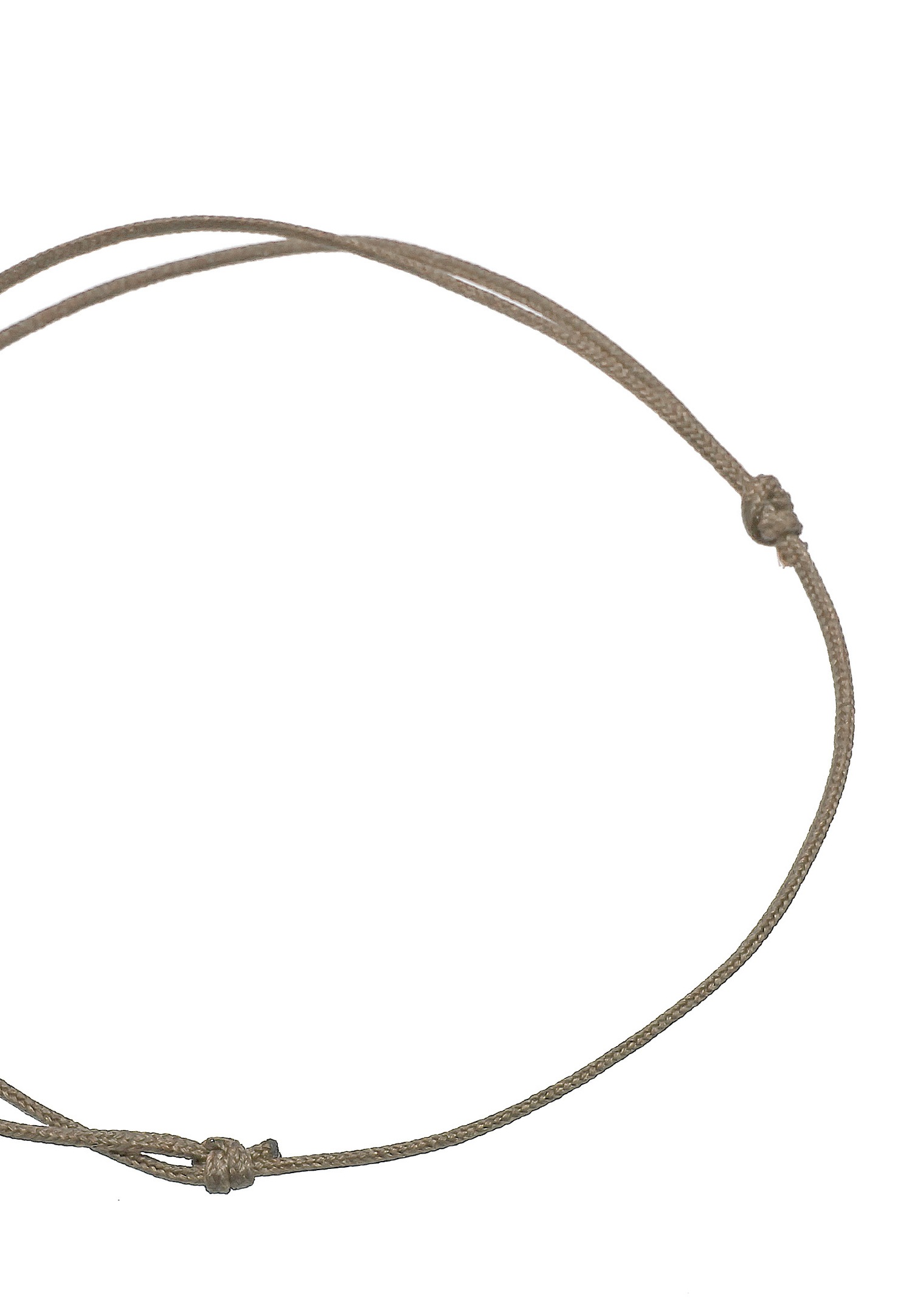 Dámsky nylonový náramok Elli Geo Circle, pozlátený a postriebrený (925/1000)