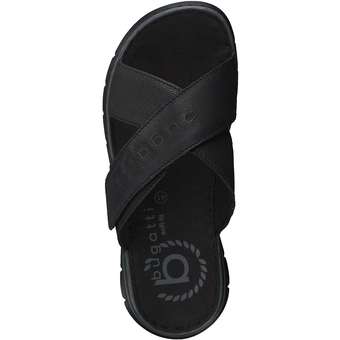 Bugatti Dario Pantolette in schwarz