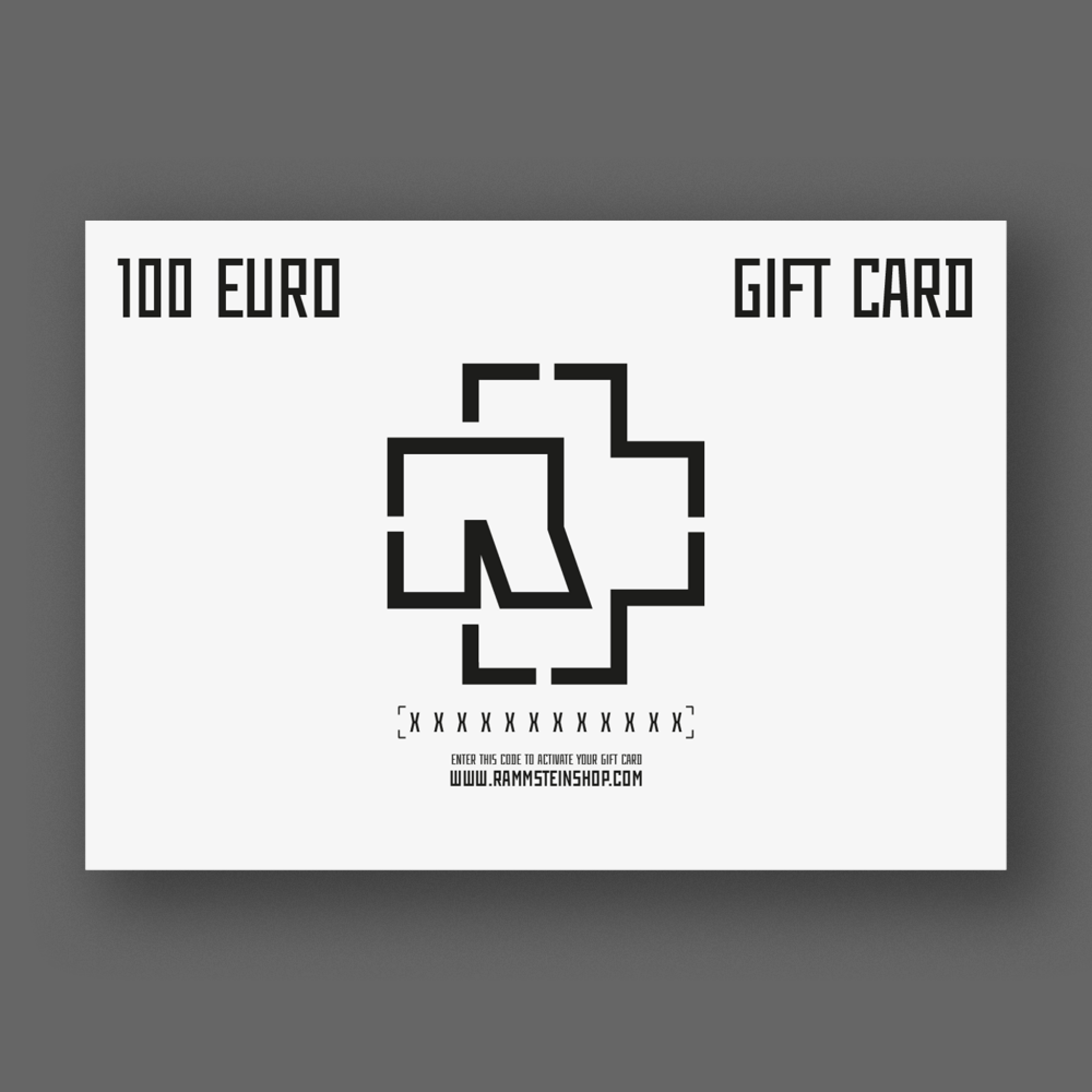 Rammstein Gutschein ”100”