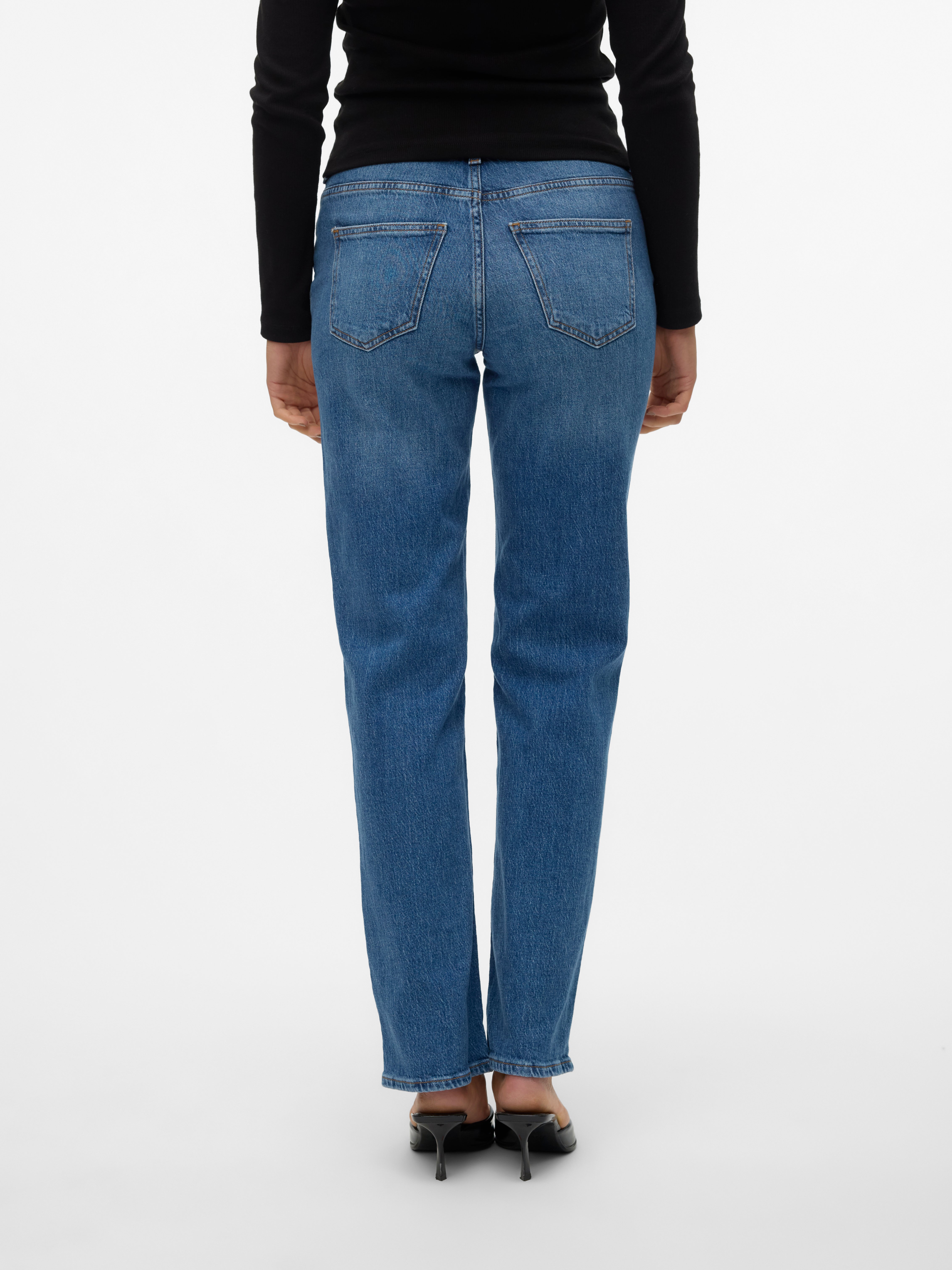 VMJADA Mid Rise Gerade geschnitten Jeans