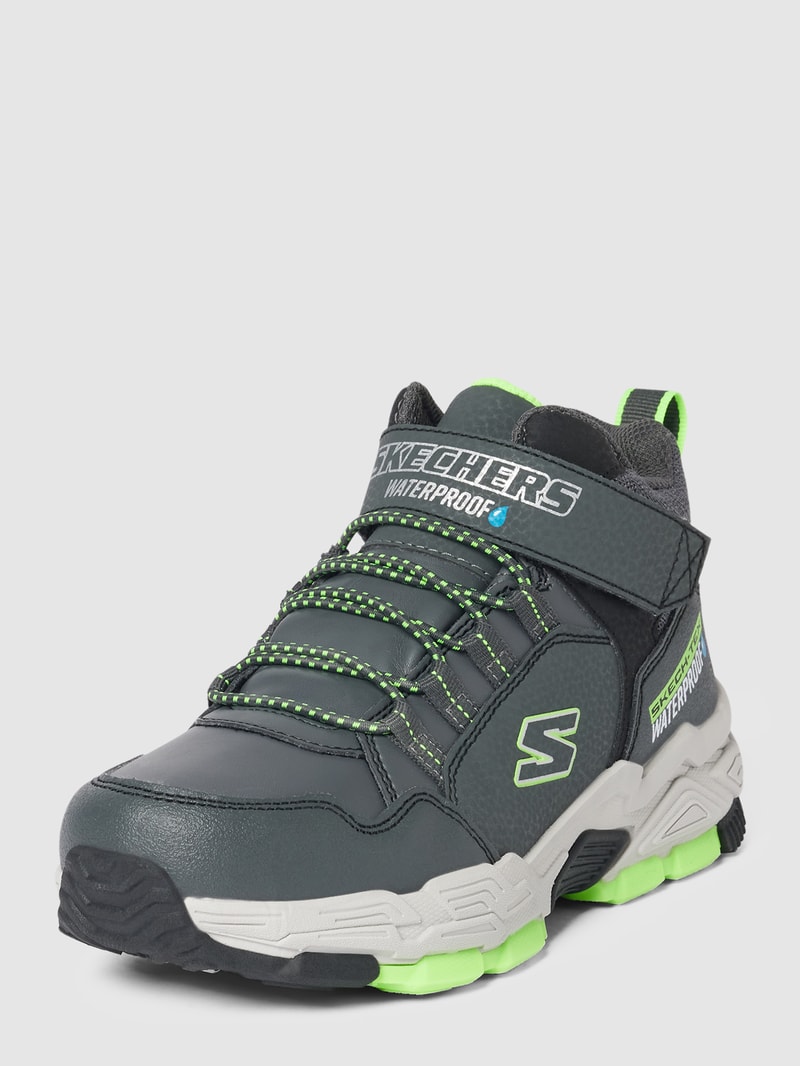 Sneaker mit Label-Details Modell 'DROLLIX' in marineblau