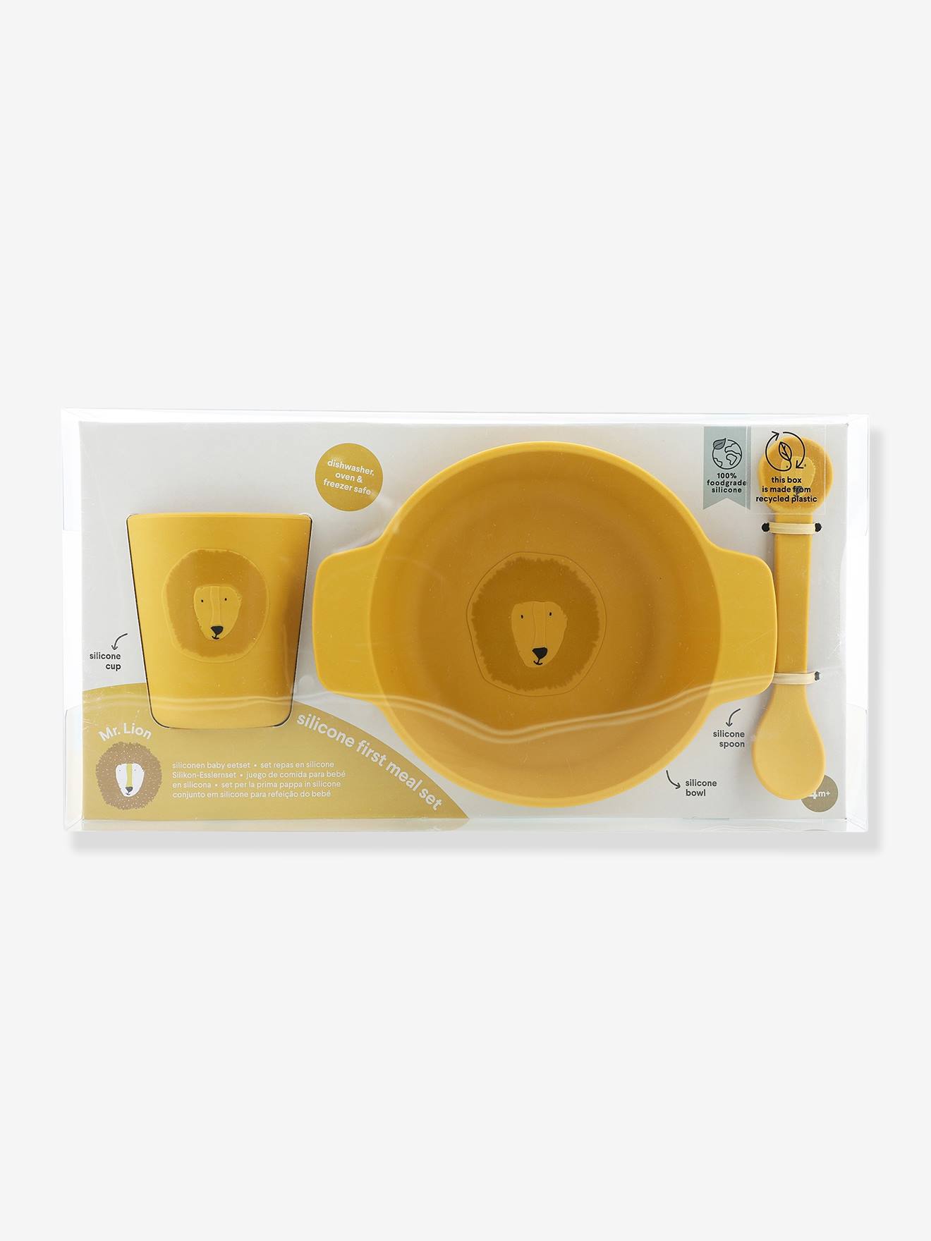 Trixie 3er-Set Baby Esslernbesteck TRIXIE - gelb