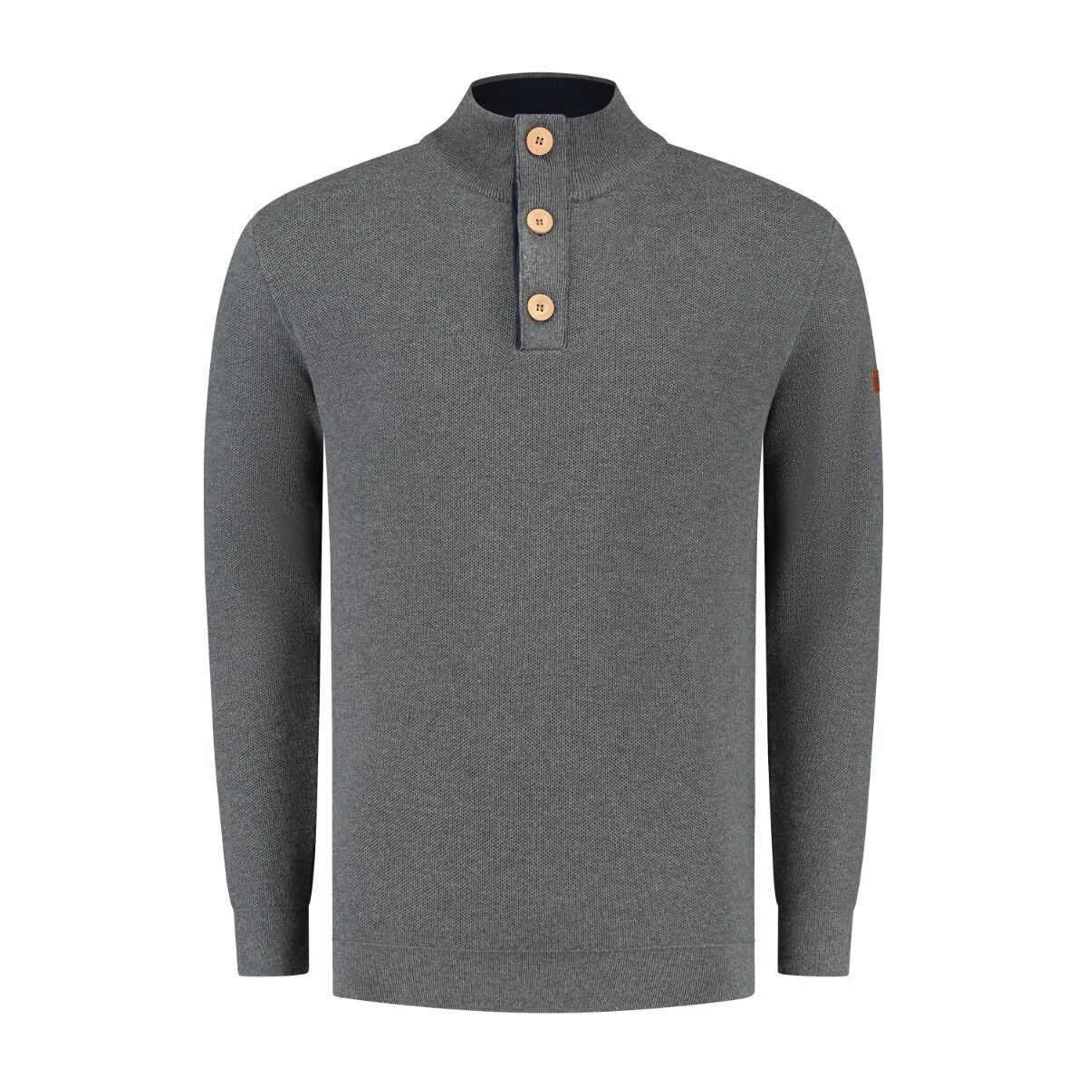Travelin' Torsvik Grey Herren Pullover