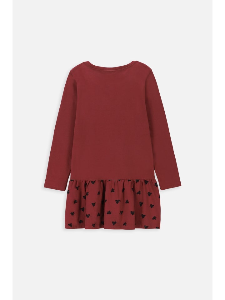 MOKIDA Kleid mit langen Ärmeln in dunkelrot günstig kaufen