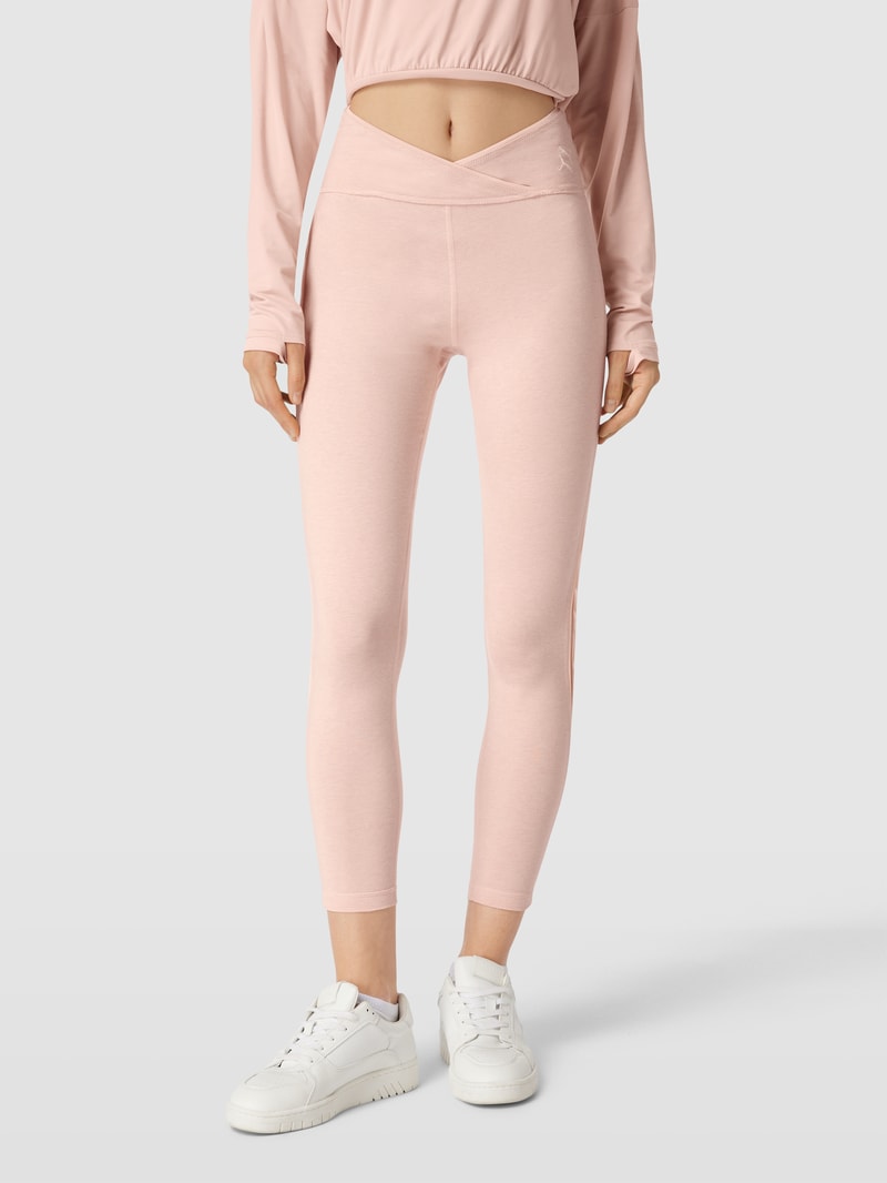 Leggings mit Zierbesatz in beige