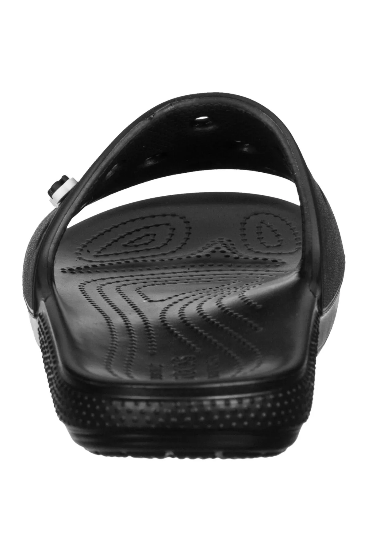 Crocs  Pantolette - Schwarz - Flacher Absatz