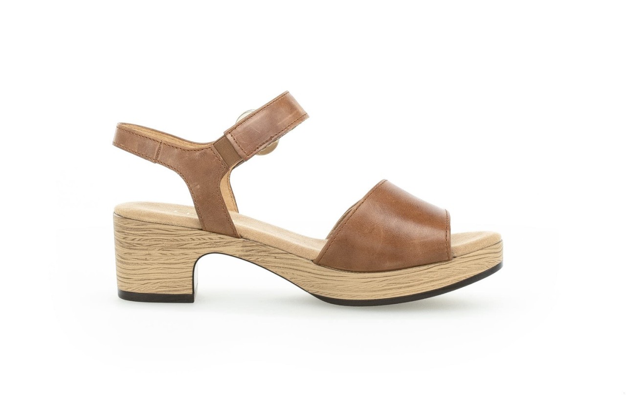 GABOR Komfort Sandalen beige Gabor Comfort Plateau Sandale 42.071.53