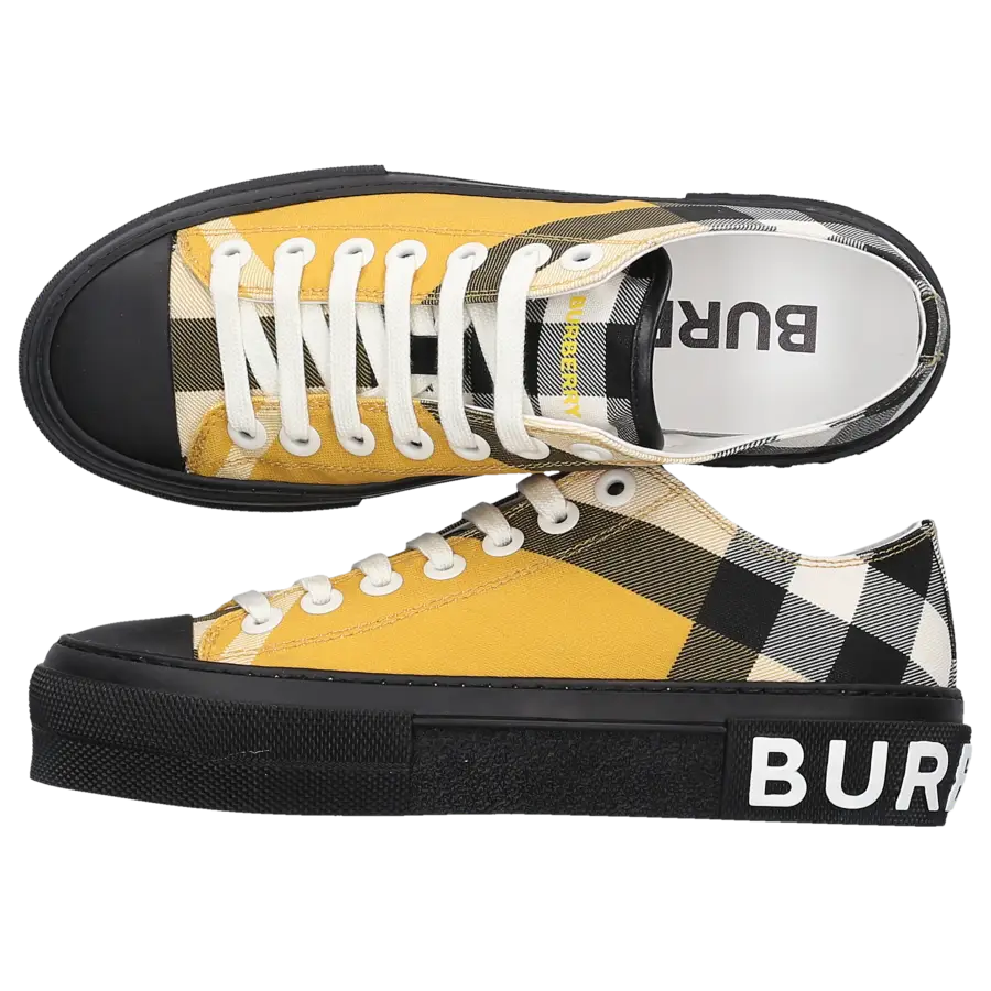 Burberry - Sneaker low 8055875 Baumwolle - gelb
