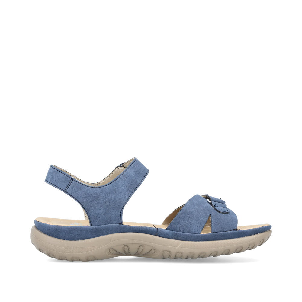 Rieker Damen Riemchensandalen azurblau