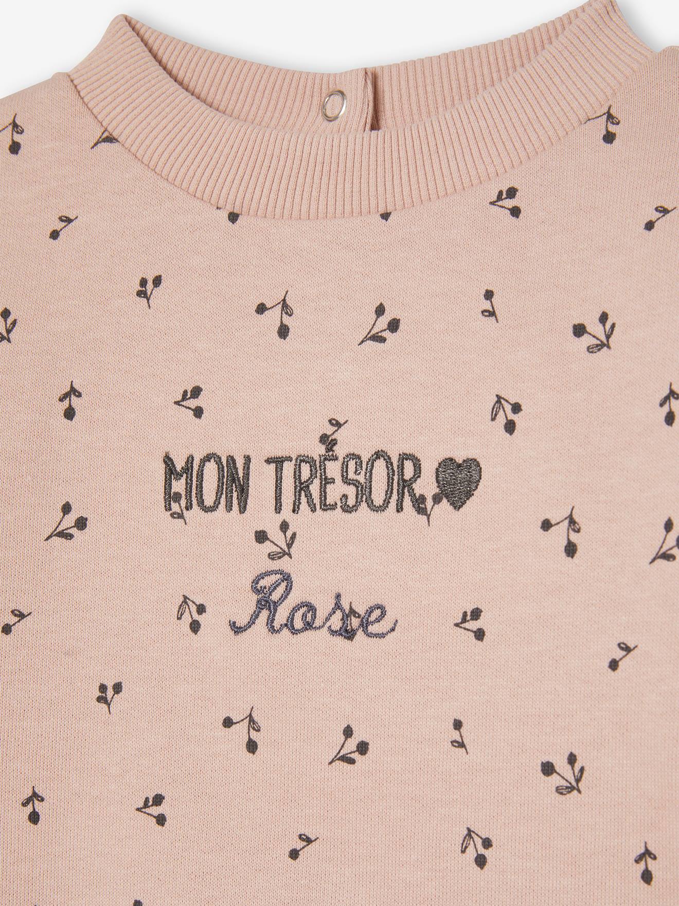 Ensemble robe + legging bébé personnalisable beige doré