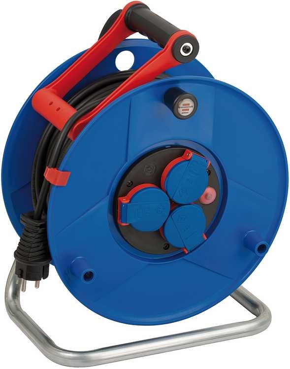 Enrouleur de câble Brennerstuhl 1208590 Garant IP44 50 m AT-N05V3V3-F 3G1.5