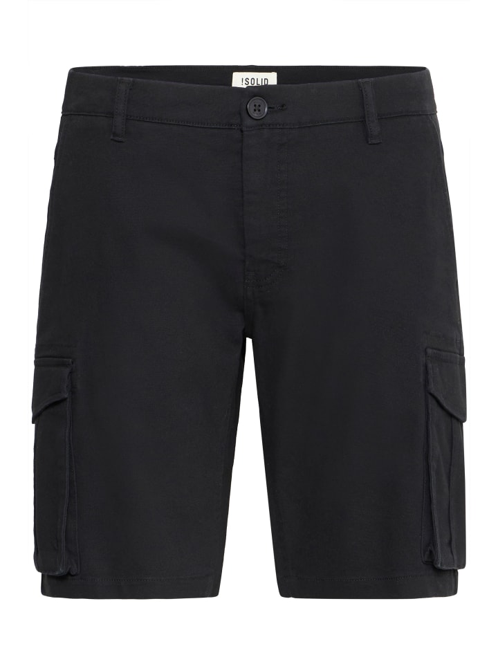 !SOLID Cargoshorts in Schwarz günstig kaufen