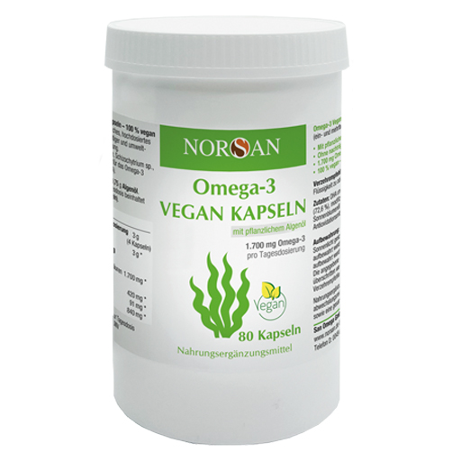 NORSAN Omega-3 vegan Kapseln  80 St  Kapseln