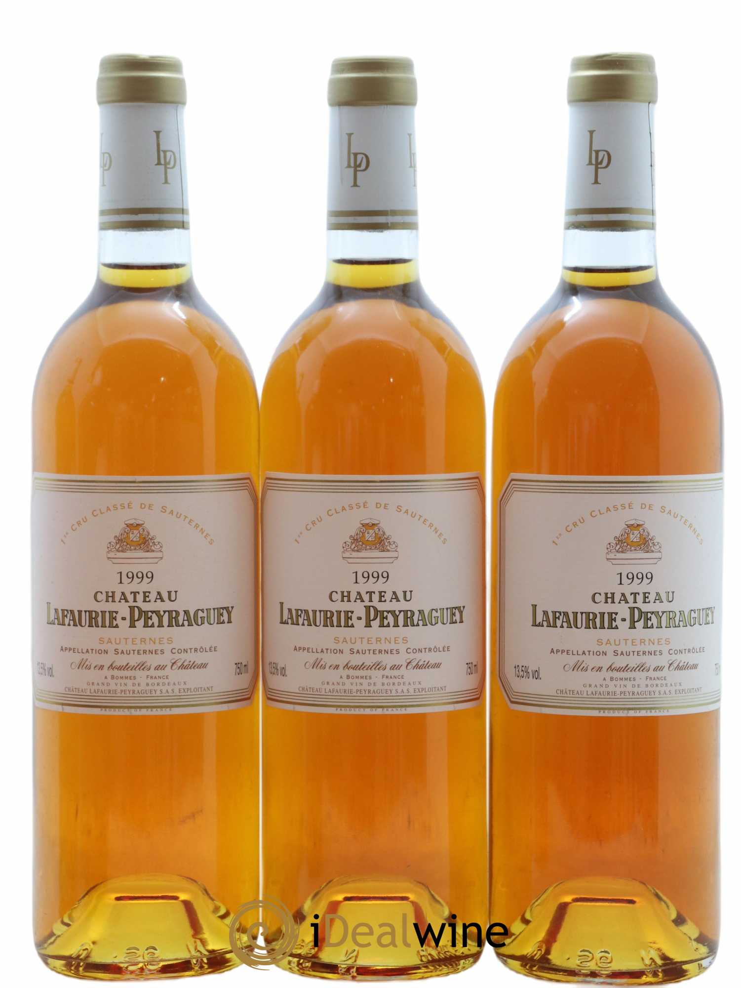 Château Lafaurie Peyraguey 1er Grand Cru Classé  1999 - Lot de 12 Bouteilles
