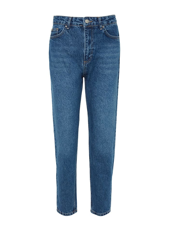 trendyol Jeans - Mom fit - in Blau günstig kaufen