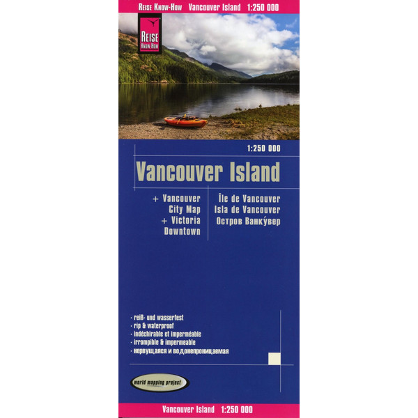 Reise Know-How Landkarte Vancouver Island 1:250.000 - Straßenkarte