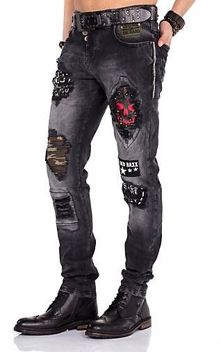 Cipo & Baxx Jeans mit Gürtel in tollem Design