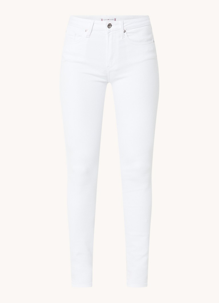 Blugi Tommy Hilfiger Flex Mid-Ride Slim Fit, culoarea spălătorie