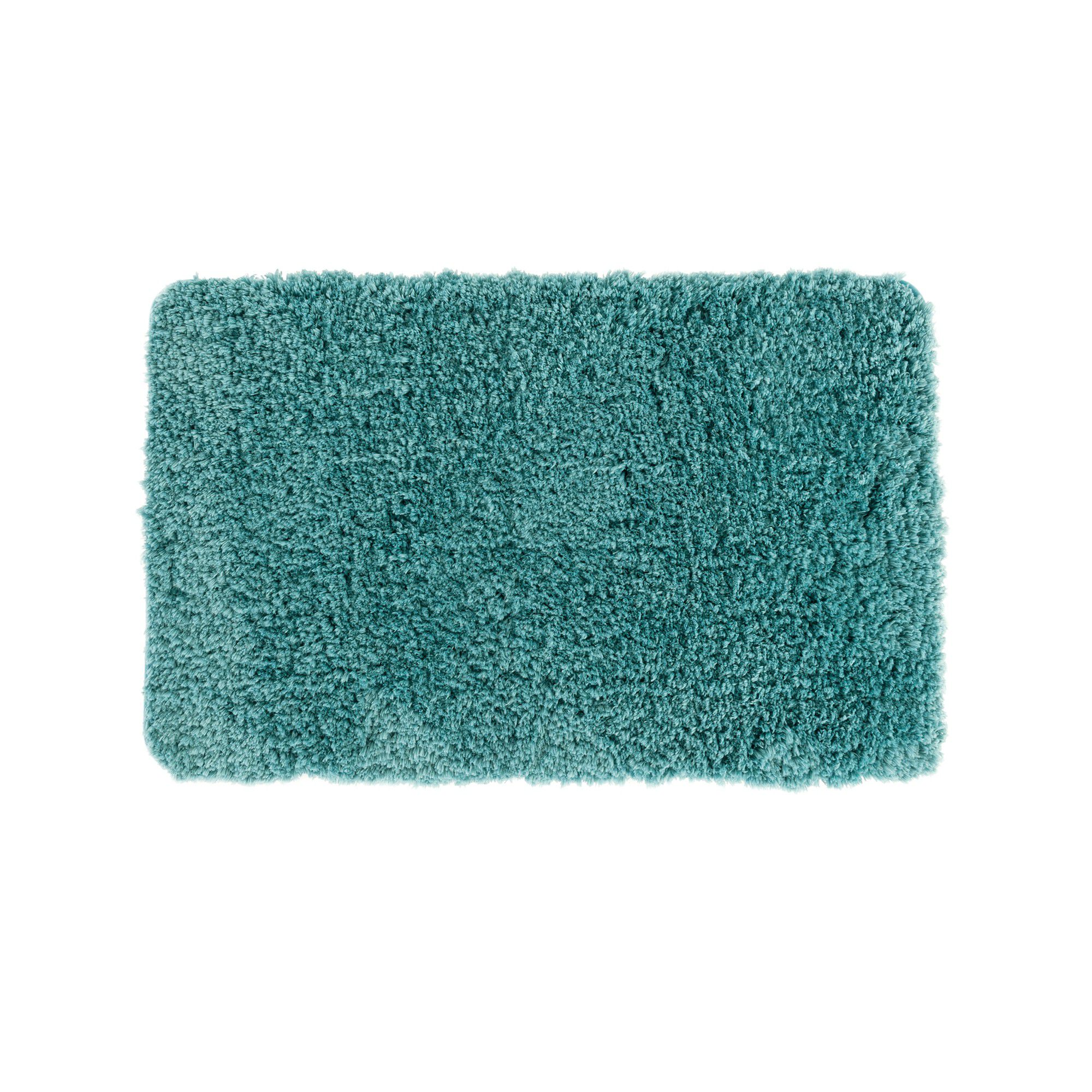 Tapis de bain uni moelleux microfibre