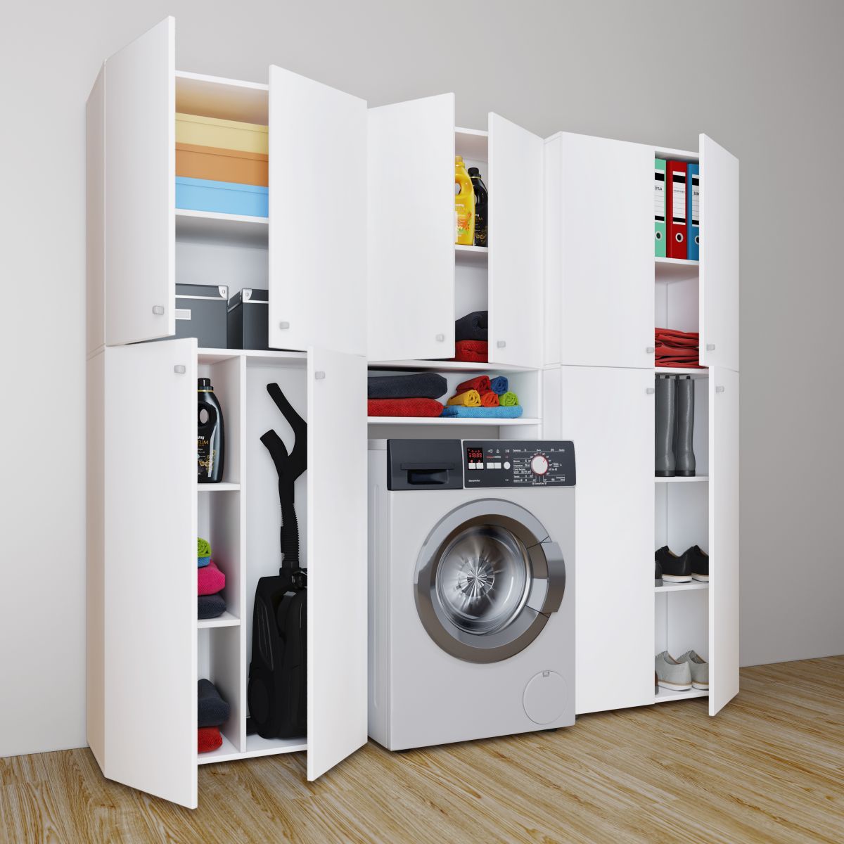 VCM my bath Putzschrank Lona / Weiss